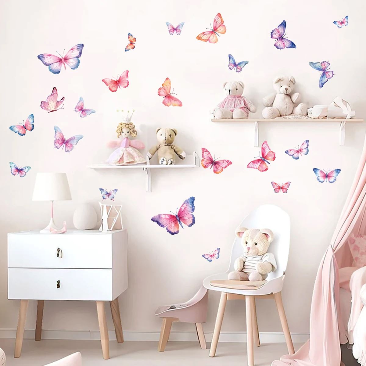 Décoration Murale - ButterfliesSticker™ - MultiColore - Bébélinours