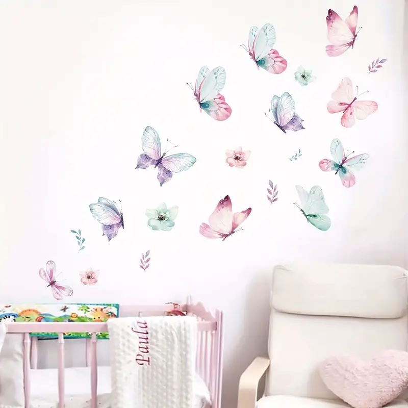 Décoration Murale - ButterfliesSticker™ - Vert - Bébélinours