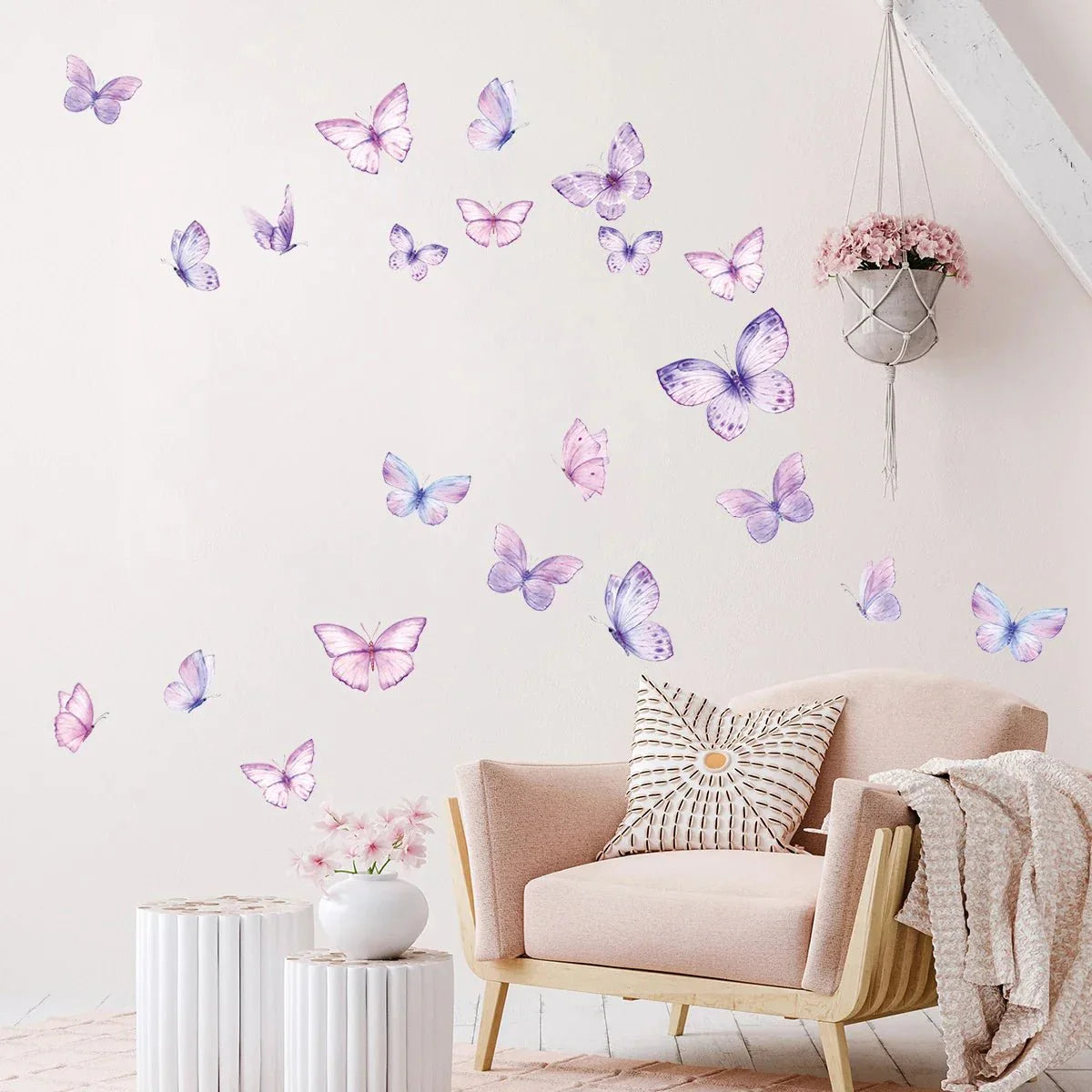 Décoration Murale - ButterfliesSticker™ - Violet - Bébélinours