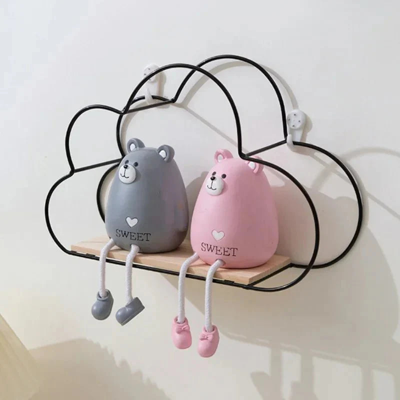 Décoration Murale - KidWallShelf™ - Noir - Bébélinours