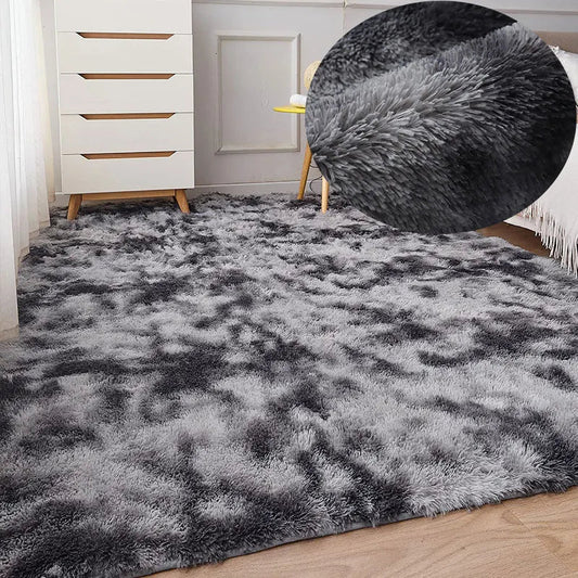 Tapis en Fourrure - HairyRugs™ - Gris - Bébélinours