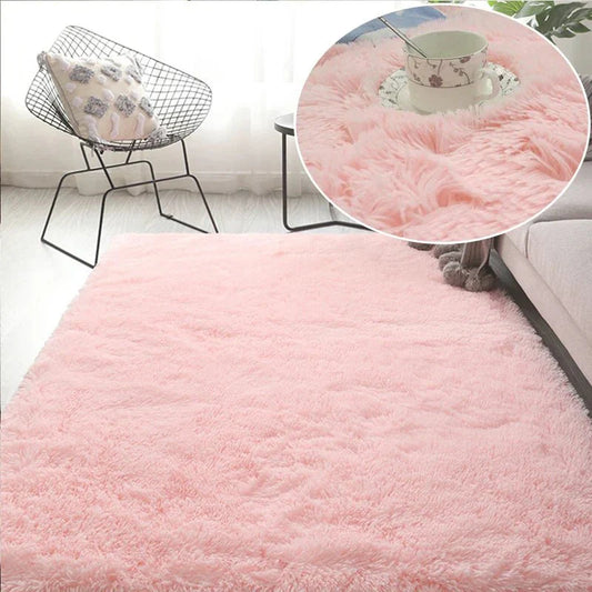 Tapis en Fourrure - HairyRugs™ - Rose - Bébélinours